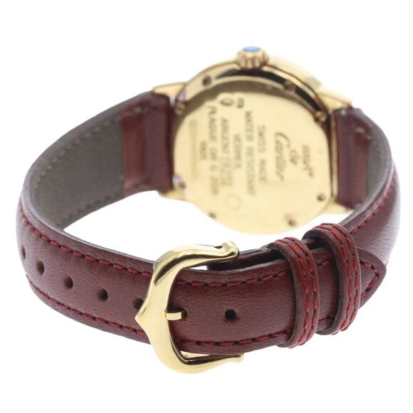 CARTIER Must Rondo SM beige Dial Quartz Ladies Watch - Picture 3 of 5